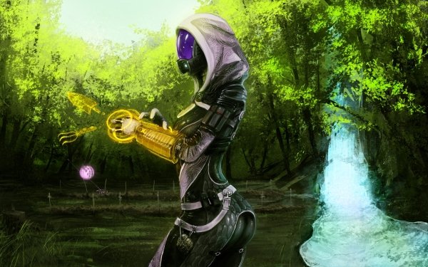 Video Game Mass Effect Tali'Zorah HD Wallpaper | Background Image