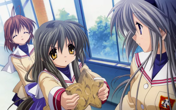 Tomoyo Sakagami Fuuko Ibuki Nagisa Furukawa Anime Clannad HD Desktop Wallpaper | Background Image