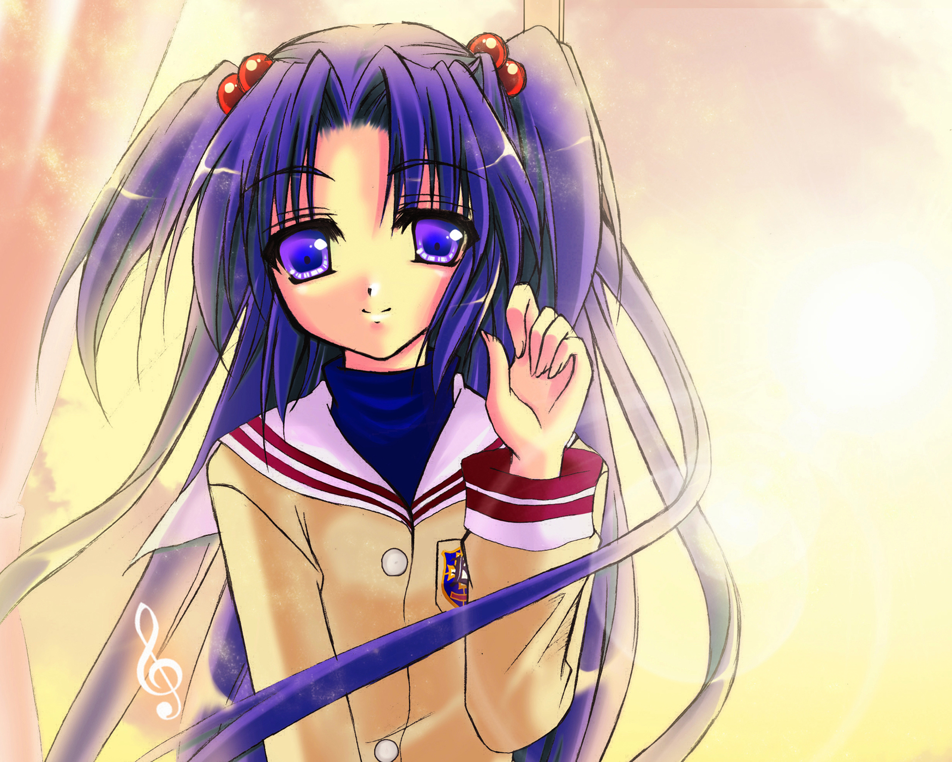 Download Kotomi Ichinose Anime Clannad HD Wallpaper