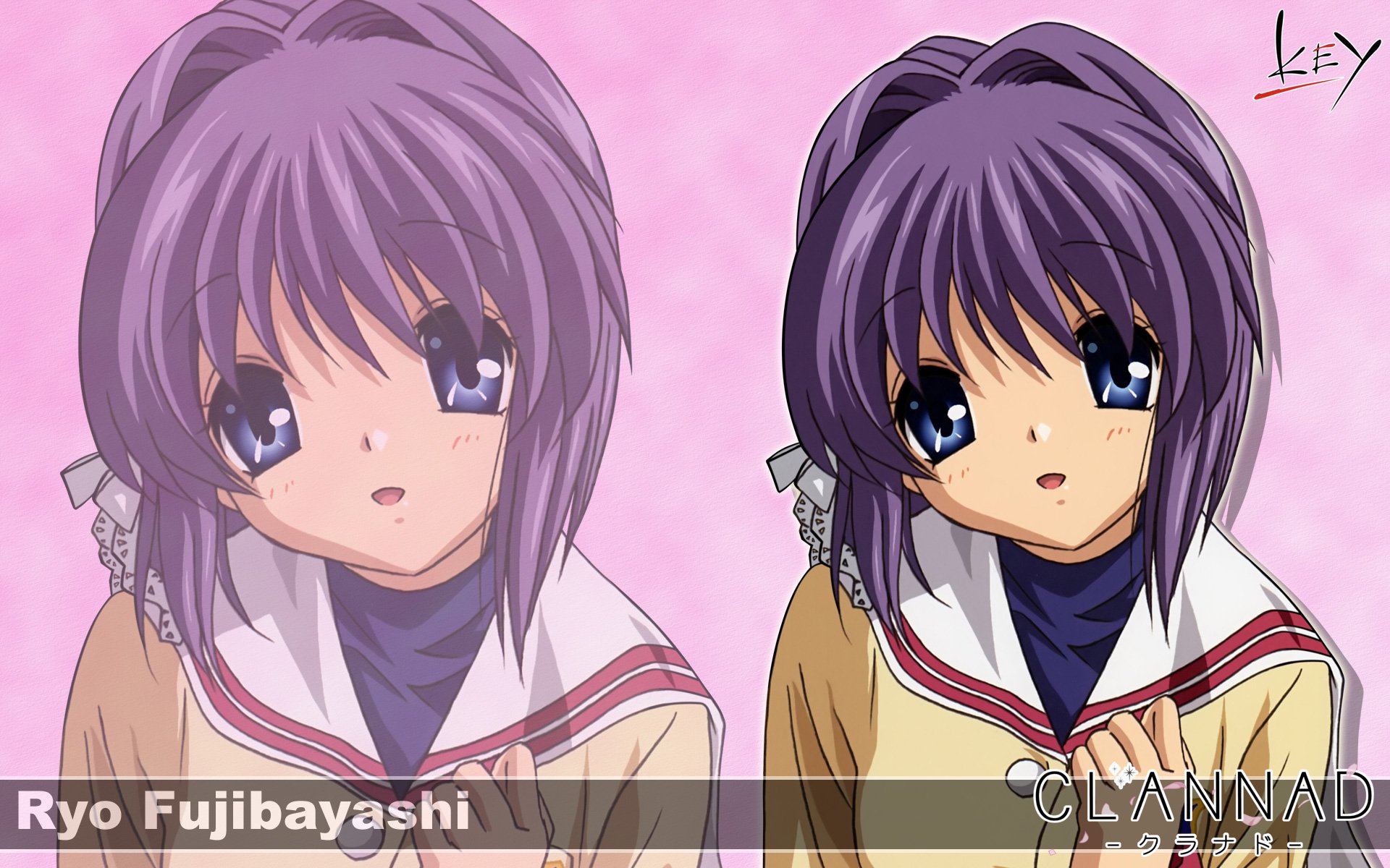 Download Ryou Fujibayashi Anime Clannad HD Wallpaper