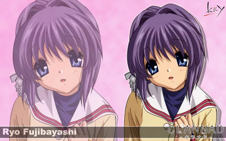 Ryou Fujibayashi Anime Clannad HD Desktop Wallpaper | Background Image