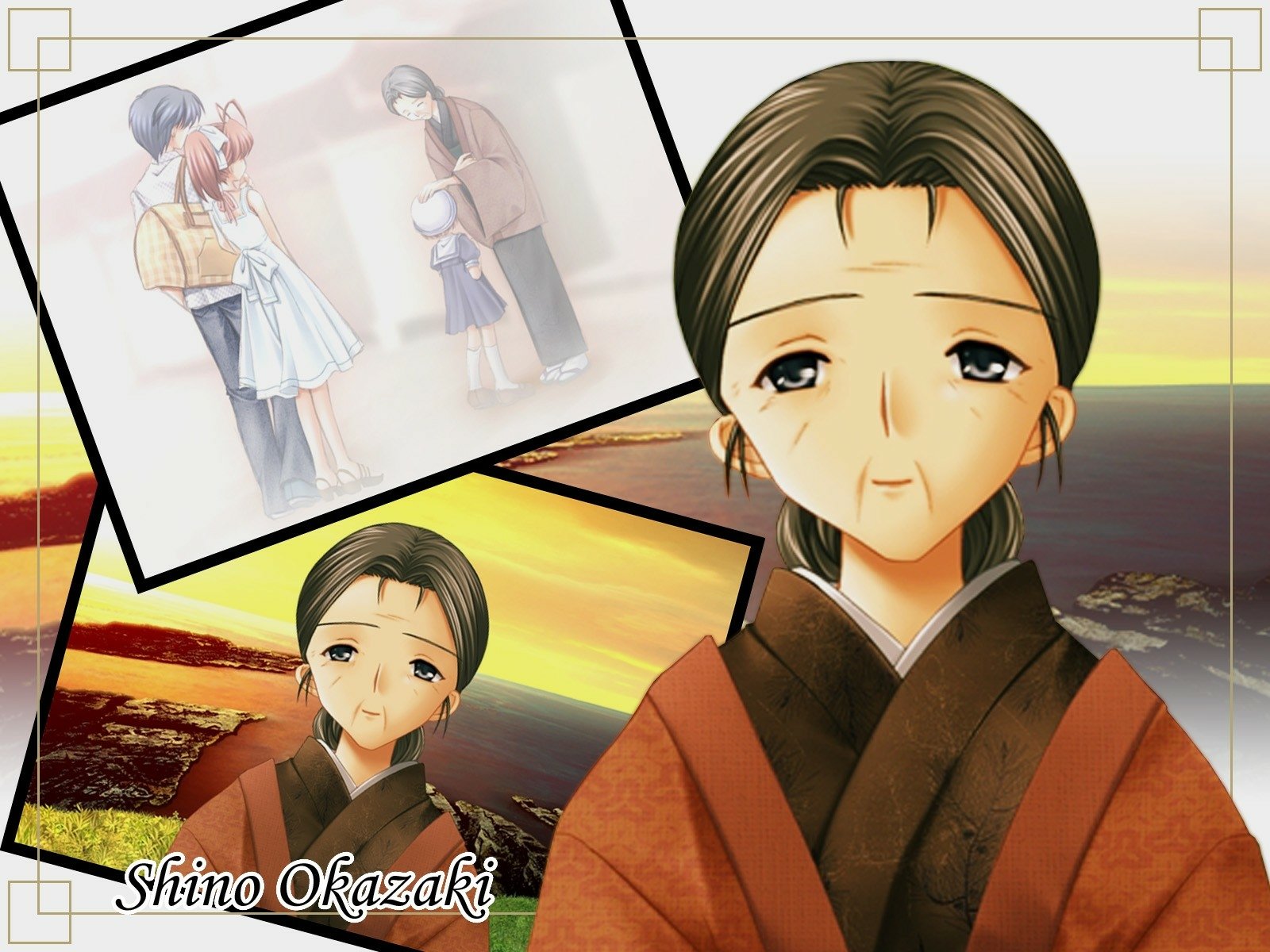 Download Shino Okazaki Ushio Okazaki Tomoya Okazaki Nagisa Furukawa Anime Clannad Wallpaper