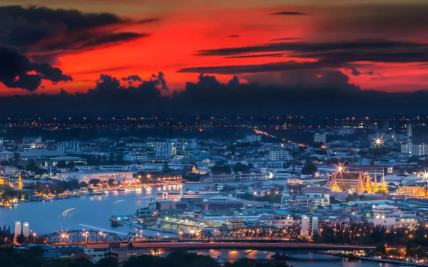 Thailand Bangkok man made grand palace HD Desktop Wallpaper | Background Image