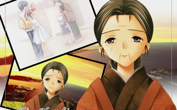 Shino Okazaki Ushio Okazaki Tomoya Okazaki Nagisa Furukawa Anime Clannad HD Desktop Wallpaper | Background Image