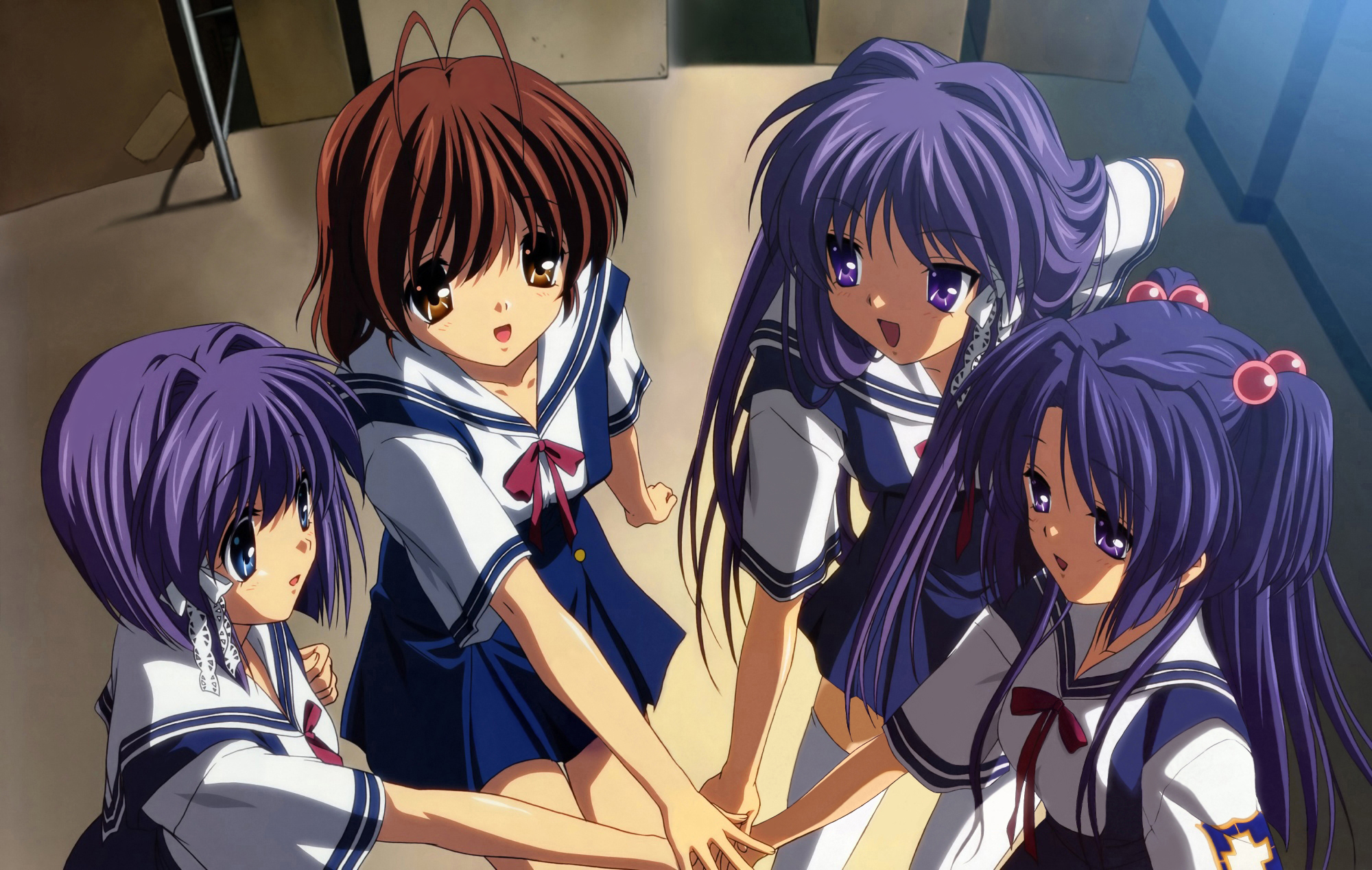 clannad-personagens de desenho animado HD wallpaper Visualização