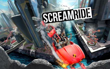 video game Screamride HD Desktop Wallpaper | Background Image
