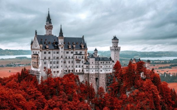 Man Made Neuschwanstein Castle Castles Germany Bayern HD Wallpaper | Background Image