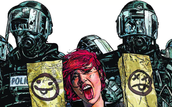 Comic Scarlet HD Desktop Wallpaper | Background Image