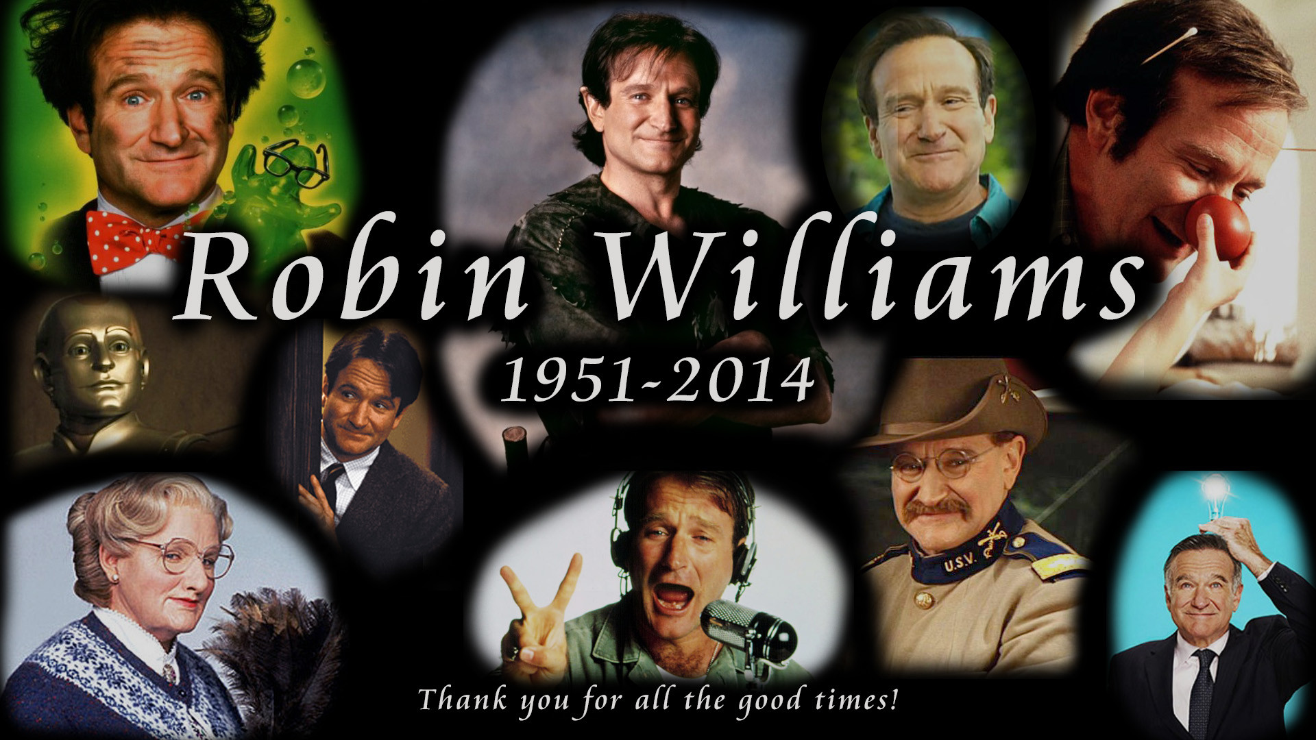 Robin Williams Tribute Collage