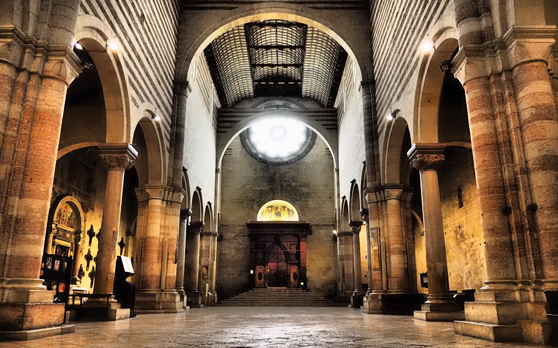 Religious Basilica of San Zeno, Verona HD Wallpaper | Background Image