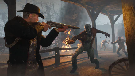 video game HUNT: Horrors of the Gilded Age HD Desktop Wallpaper | Background Image