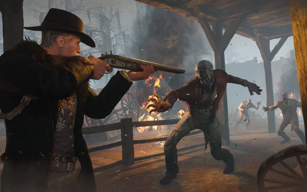 video game HUNT: Horrors of the Gilded Age HD Desktop Wallpaper | Background Image