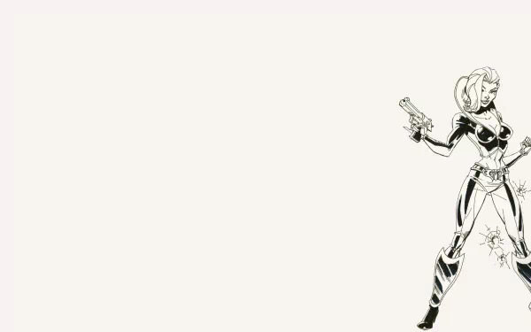 Comic Danger Girl HD Desktop Wallpaper | Background Image