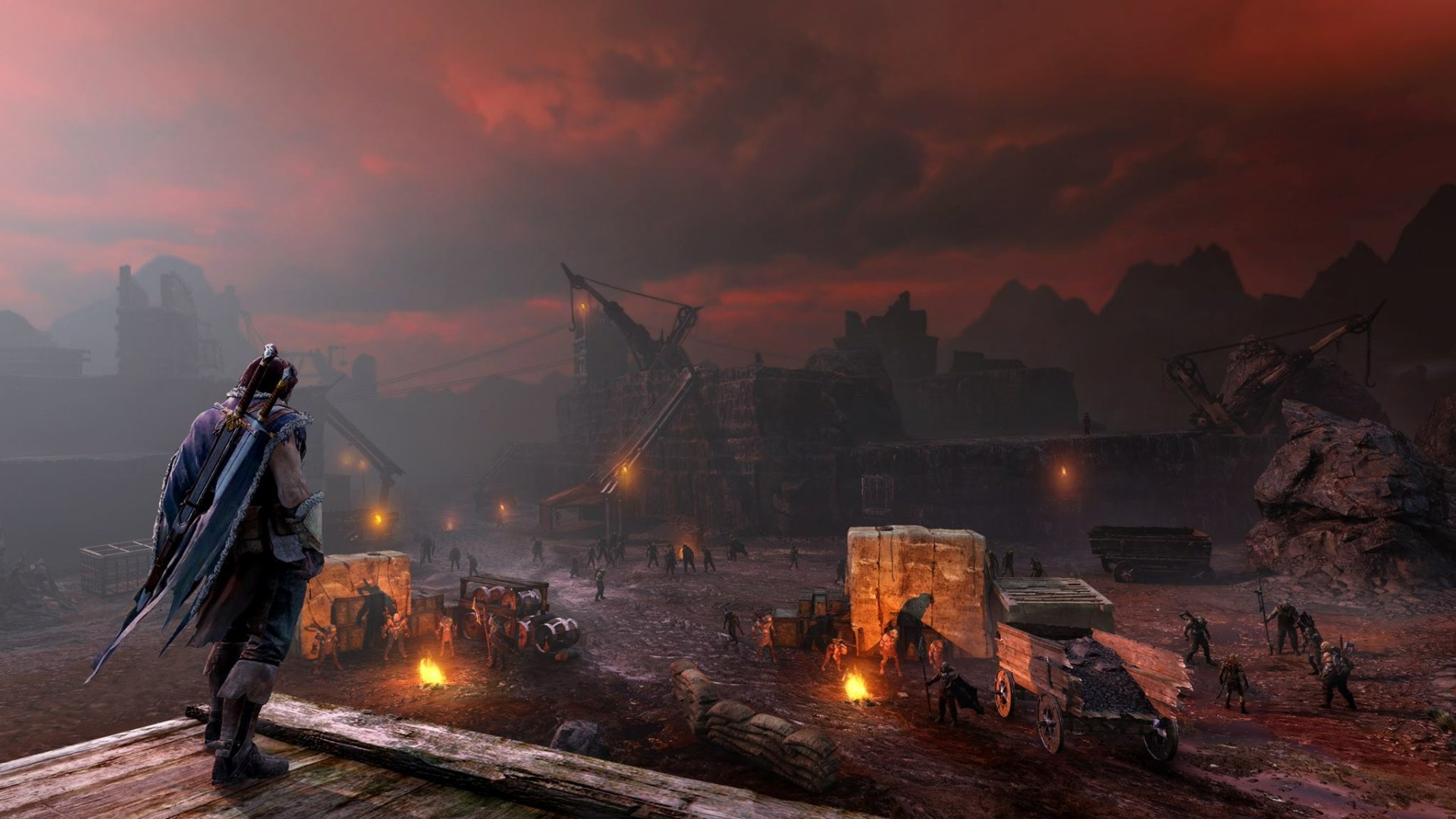 La Terre Du Milieu Lombre Du Mordor La Terre du Milieu : L'Ombre du Mordor Full HD Fond d'écran and Arrière