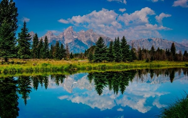 Nature Reflection Mountain HD Wallpaper | Background Image