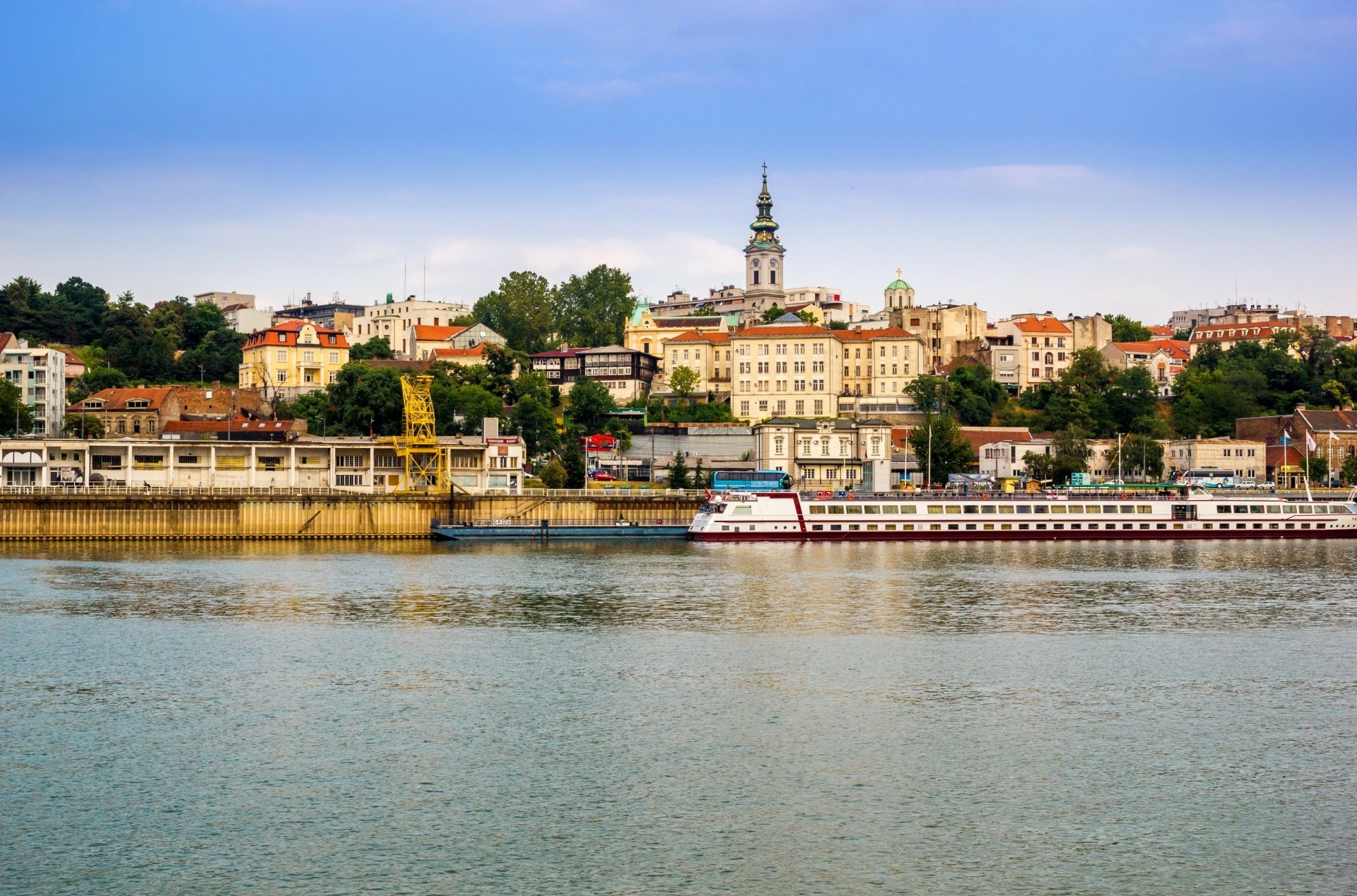 Download Danube Serbia Man Made Belgrade HD Wallpaper