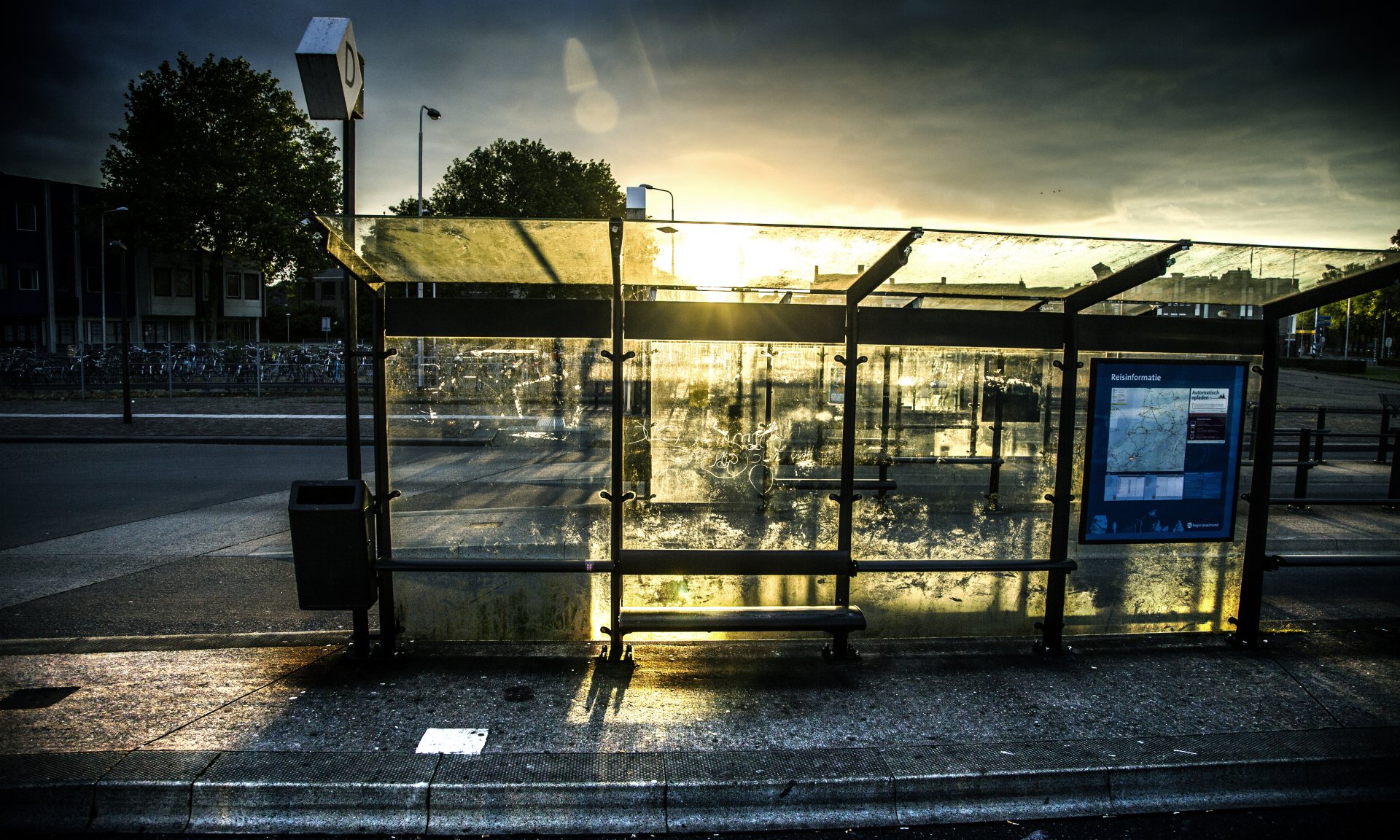 bus shelter by rudydriesen