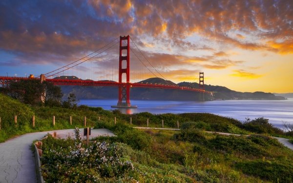 Man Made Golden Gate Bridges Bridge California HD Wallpaper | Background Image