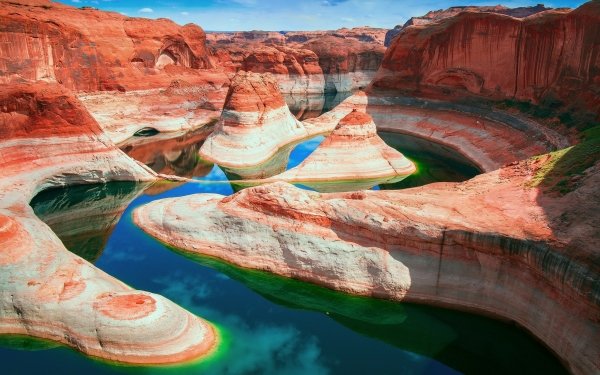 Earth Grand Canyon Canyons Canyon Arizona Horseshoe Bend HD Wallpaper | Background Image