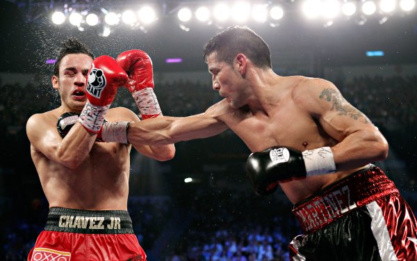 Sports Boxing Julio Cesar Chavez Sr Glove Punch Sergio Martínez Boxer HD Wallpaper | Background Image