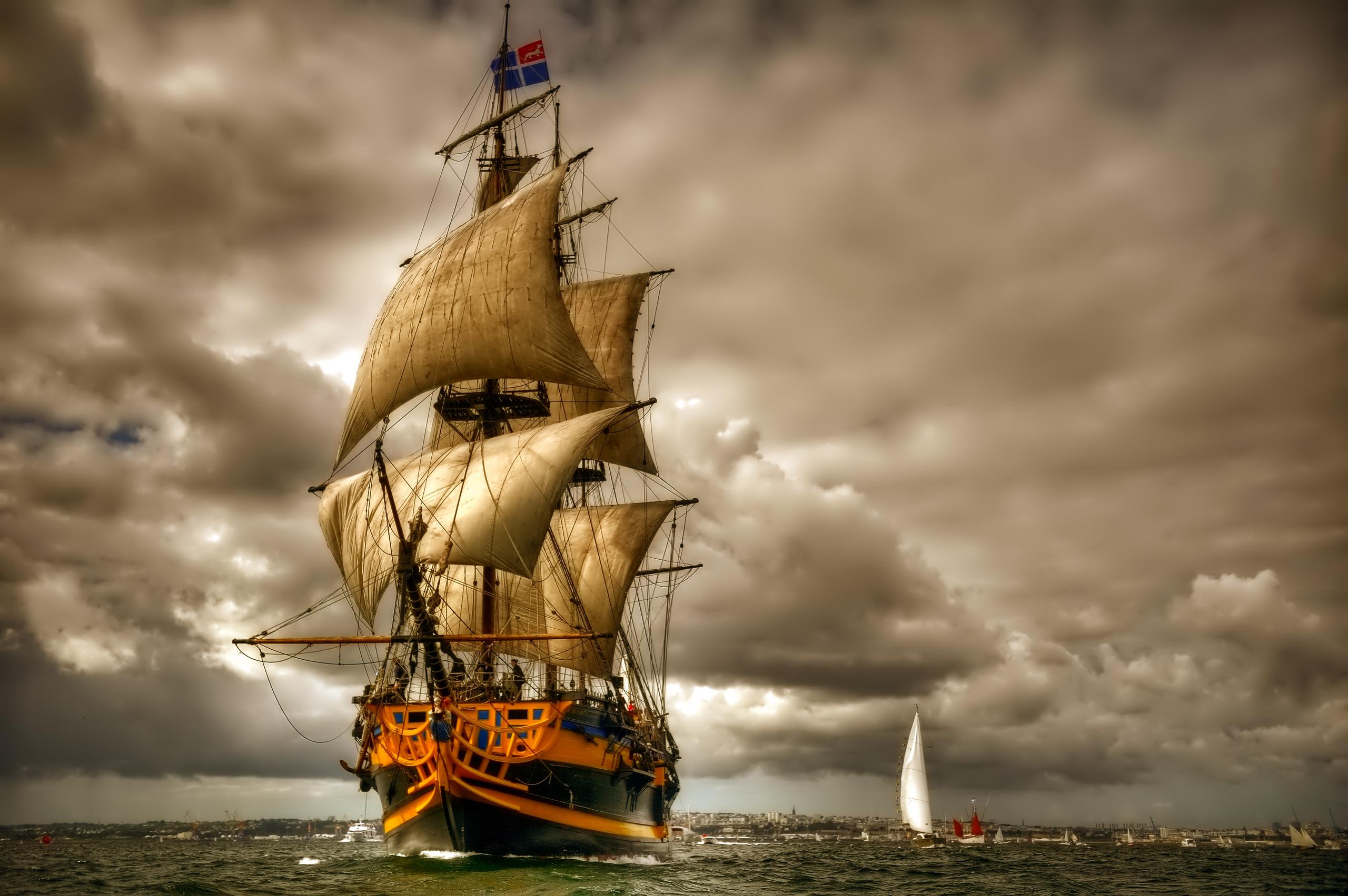 Sailing Ship Full HD Wallpaper And Background Image 2560x1703 ID 542763