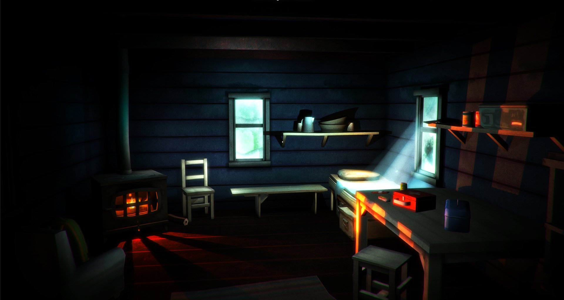 HD Wallpaper of The Long Dark: A Cozy Cabin Retreat