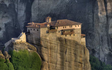 religious Meteora HD Desktop Wallpaper | Background Image