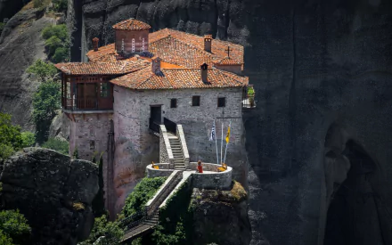 religious Meteora HD Desktop Wallpaper | Background Image