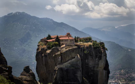 religious Meteora HD Desktop Wallpaper | Background Image