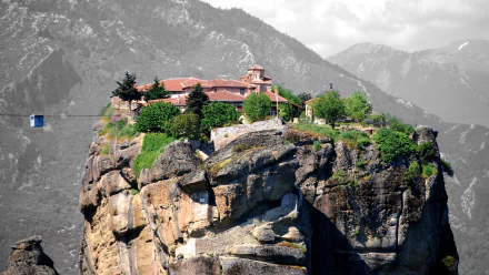 religious Meteora HD Desktop Wallpaper | Background Image