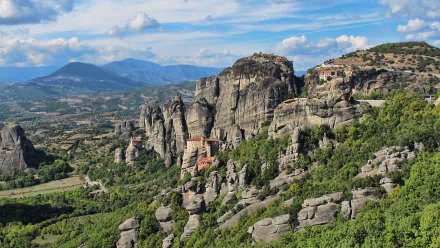 religious Meteora HD Desktop Wallpaper | Background Image