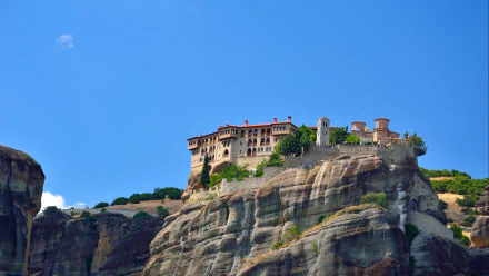 religious Meteora HD Desktop Wallpaper | Background Image