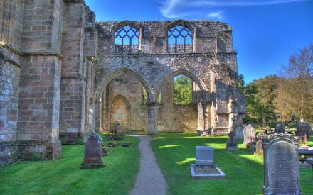 man made Bolton Priory HD Desktop Wallpaper | Background Image