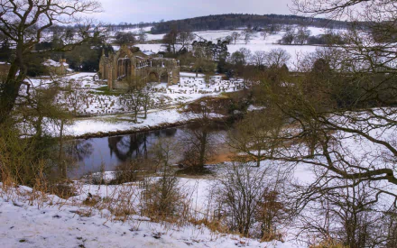 man made Bolton Priory HD Desktop Wallpaper | Background Image