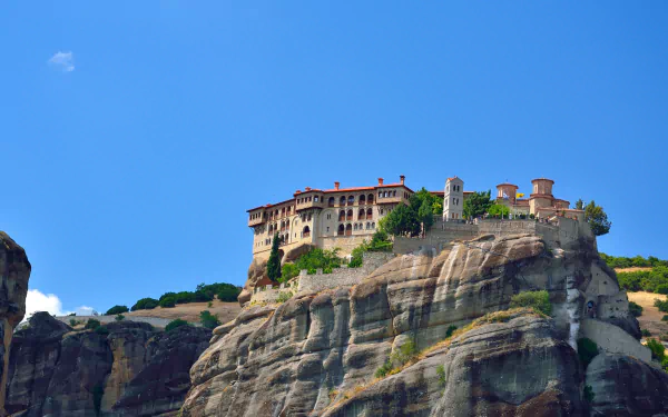 religious Meteora HD Desktop Wallpaper | Background Image