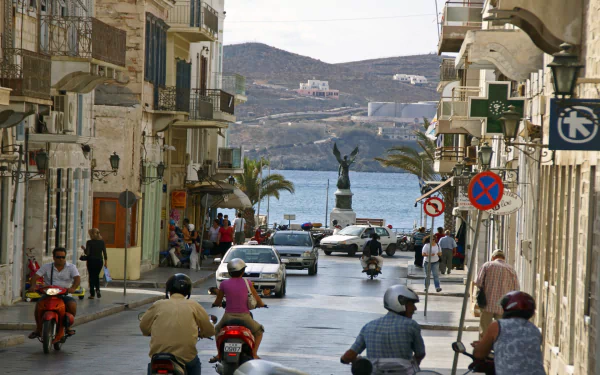 man made Ermoupoli HD Desktop Wallpaper | Background Image