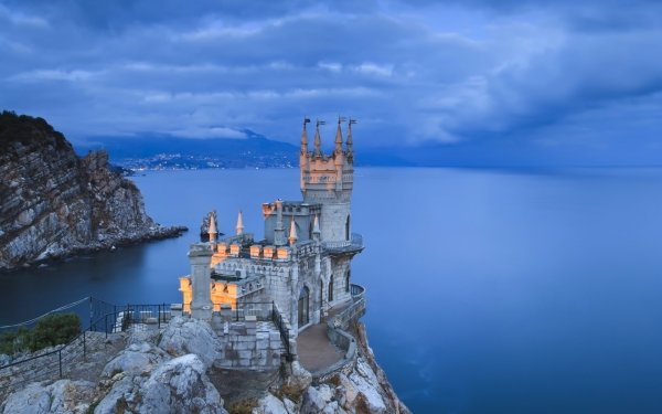 Man Made Swallow's Nest Buildings HD Wallpaper | Background Image