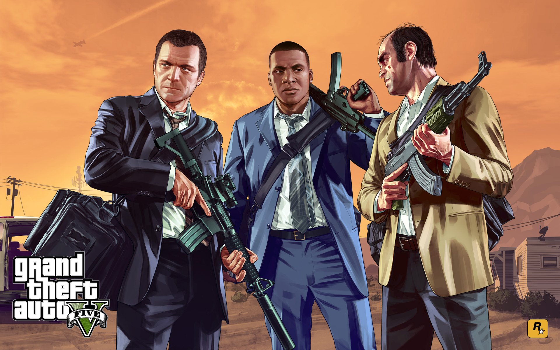 Widescreen-Gaming-GTA-5-1622-Wallpaper-Michael-Franklin-Trevor-2- Grand-Theft-Auto-dvdbash, DVDbash