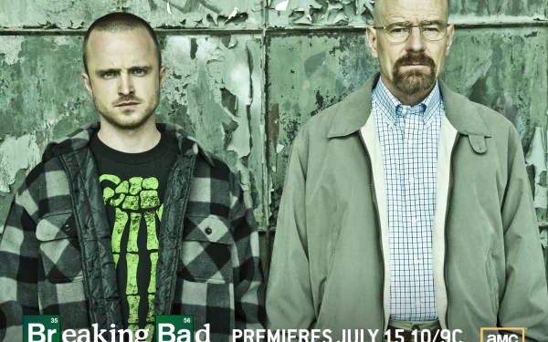 Aaron Paul Bryan Cranston Walter White Jesse Pinkman TV Show Breaking Bad HD Desktop Wallpaper | Background Image