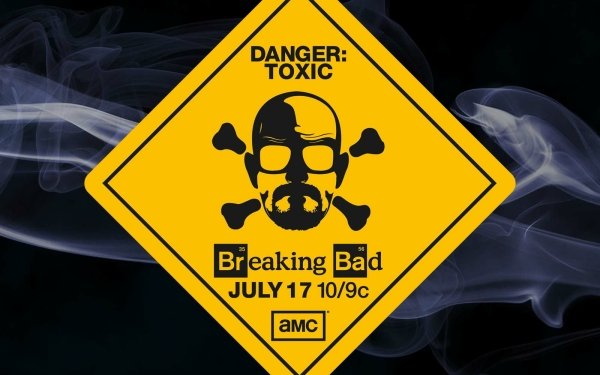 Series de Televisión Breaking Bad Danger Toxic Amarillo Fondo de pantalla HD | Fondo de Escritorio