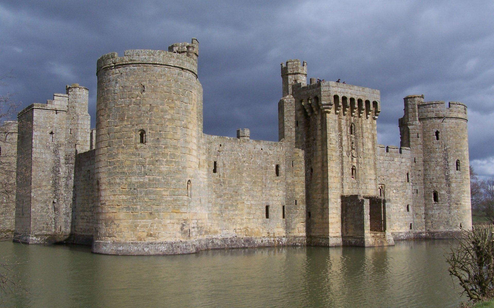 Download Man Made Bodiam Castle HD Wallpaper