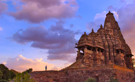 India religious Khadjuraho HD Desktop Wallpaper | Background Image