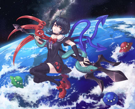 Nue Houjuu Anime Touhou HD Desktop Wallpaper | Background Image