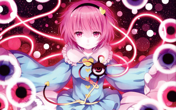 Satori Komeiji Anime Touhou HD Desktop Wallpaper | Background Image