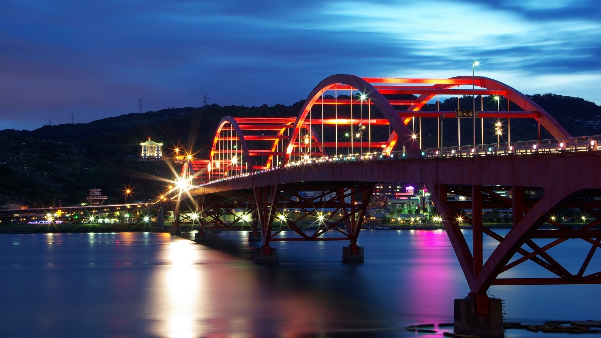 Download Taiwan Bridge Man Made Guandu Bridge HD Wallpaper
