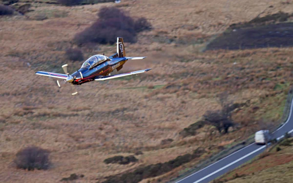 military beechcraft t-6 texan ii HD Desktop Wallpaper | Background Image