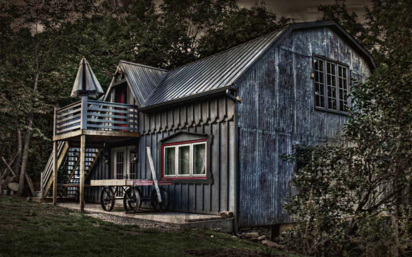 man made barn HD Desktop Wallpaper | Background Image