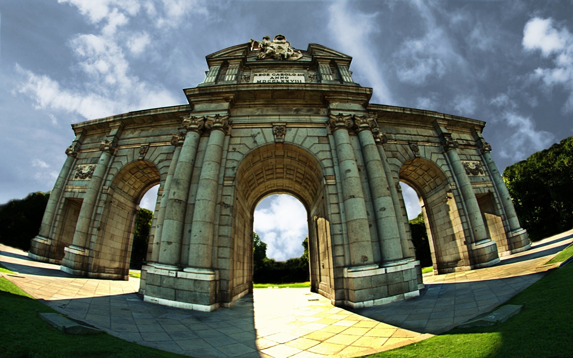 Download Man Made Puerta De Alcalá HD Wallpaper