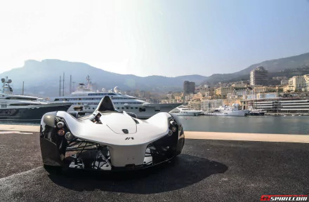 city dock ship car race car vehicle BAC Mono HD Desktop Wallpaper | Background Image