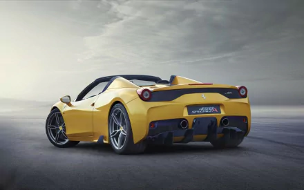 yellow car Ferrari Ferrari 458 vehicle Ferrari 458 Speciale A HD Desktop Wallpaper | Background Image